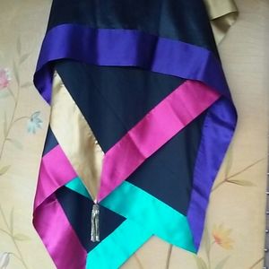 Chico's 100 % silk scarf 4 ft sq.